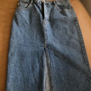 Zara denim skirt
